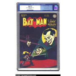 Batman #37 (DC, 1946) CGC NM- 9.2 Off-white pages. Joker, Joker everywhere! Batman's arch-nemesis...