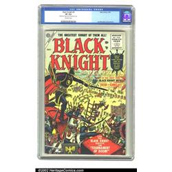 Black Knight #2 (Atlas, 1955) CGC VF 8.0 Off-white pages. Here's a great Maneely cover resembling...
