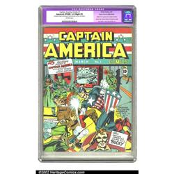 Captain America Comics #1 Mile High pedigree (Timely, 1941) CGC Apparent VF/NM 9.0 Slight (P) Off...