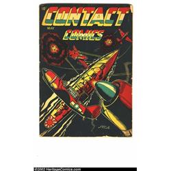 Contact Comics group lot (Aviation Press, 1945). Three issues of the coveted Contact run, all dis...