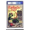 Image 1 : Fantastic Four #1 (Marvel, 1961) CGC VF+ 8.5 Off-white pages. After the Atlas implosion of 1957,...