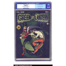 Green Lantern #1 (DC, 1941) CGC VF/NM 9.0 Cream to off-white pages. Sporting one of the great DC...