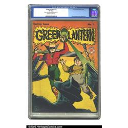 Green Lantern #11 (DC, 1944) CGC VF 8.0 Off-white to white pages. Green Lantern and his partner D...