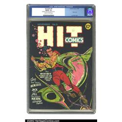 Hit Comics #5 (Quality, 1940) CGC FN/VF 7.0 Cream to off-white pages. One of the all-time classic...