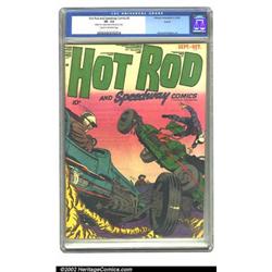 Hot Rod and Speedway Comics #2 Aurora pedigree (Hillman Publications, 1952) CGC VF- 7.5 Cream to...