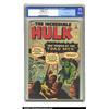 Image 1 : The Incredible Hulk #2 (Marvel, 1962) CGC VF/NM 9.0 Off-white to white pages. Hulk does what he d...