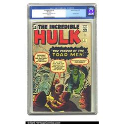 The Incredible Hulk #2 (Marvel, 1962) CGC FN 6.0 White pages. With this issue, the Hulk turns gre...