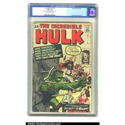 The Incredible Hulk #5 (Marvel, 1963) CGC FN+ 6.5 Off-white to white pages. Hulk faces off agains...