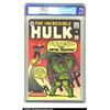 Image 1 : The Incredible Hulk #6 (Marvel, 1963) CGC FN/VF 7.0 Off-white to white pages. The only Steve Ditk...