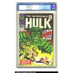 The Incredible Hulk #102 (Marvel, 1968) CGC FN+ 6.5 Cream to off-white pages. After his run in Ta...