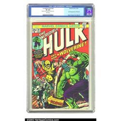 The Incredible Hulk #181 (Marvel, 1974) CGC VF 8.0 White pages. The ultimate book of the 1970s fe...