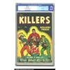 Image 1 : Killers #1 (Magazine Enterprises, 1947) CGC VF- 7.5 Cream to off-white pages. "They Broke the Anc...