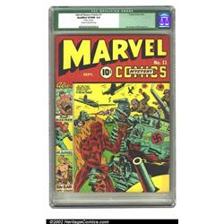 Marvel Mystery Comics #11 (Timely, 1940) CGC Qualified VF/NM 9.0 Cream to off-white pages. The Hu...