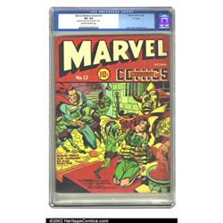 Marvel Mystery Comics #12 "D" pedigree (Timely, 1940) CGC VF+ 8.5 Cream to off-white pages. "The...