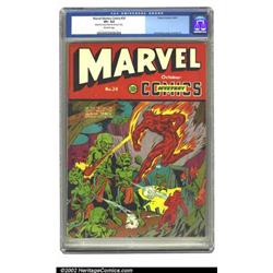 Marvel Mystery Comics #24 (Timely, 1941) CGC VF+ 8.5 Off-white pages. On this Schomburg cover Tor...