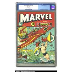 Marvel Mystery Comics #26 (Timely, 1941) CGC NM- 9.2 Off-white pages. A truly classic Schomburg c...