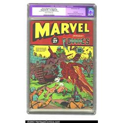 Marvel Mystery Comics #27 (Timely, 1942) CGC Apparent VF- 7.5 Slight (P) Cream to off-white pages...