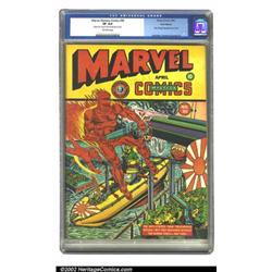 Marvel Mystery Comics #30 Recil Macon pedigree (Timely, 1942) CGC VF 8.0 Off-white pages. One of...