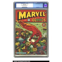 Marvel Mystery Comics #32 (Timely, 1942) CGC VF+ 8.5 Cream to off-white pages. A truly gruesome G...