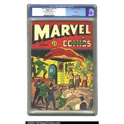 Marvel Mystery Comics #37 (Timely, 1942) CGC FN/VF 7.0 Cream to off-white pages. Moments before a...