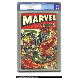 Marvel Mystery Comics #53 Rockford pedigree (Timely, 1944) CGC VF- 7.5 Cream to off-white pages....