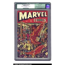 Marvel Mystery Comics #55 Double cover (Timely, 1944) CGC Qualified VF 8.0 Off-white pages. The H...