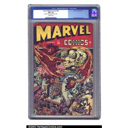 Marvel Mystery Comics #58 (Timely, 1944) CGC FN+ 6.5 Off-white pages. This Schomburg cover finds...