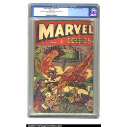 Marvel Mystery Comics #61 (Timely, 1945) CGC VG 4.0 Cream to off-white pages. Here's a strange co...