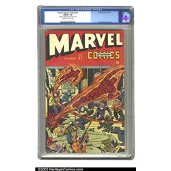 Marvel Mystery Comics #67 (Timely, 1945) CGC FN/VF 7.0 Off-white to white pages. As the war drew...