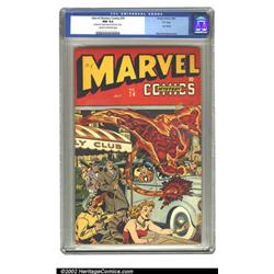 Marvel Mystery Comics #74 "D" pedigree (Timely, 1946) CGC NM 9.4 Cream to off-white pages. Robber...