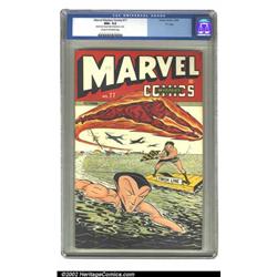 Marvel Mystery Comics #77 "D" pedigree (Timely, 1946) CGC NM+ 9.6 Cream to off-white pages. Subby...