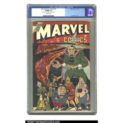 Marvel Mystery Comics #79 (Timely, 1946) CGC VF/NM 9.0 Off-white pages. Here is a bizarre cover f...