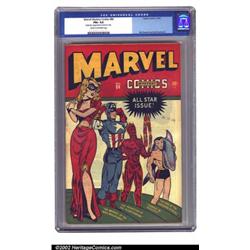 Marvel Mystery Comics #84 (Timely, 1947) CGC FN+ 6.5 Cream to off-white pages. The Blonde Phantom...