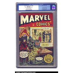 Marvel Mystery Comics #85 (Timely, 1948) CGC VF+ 8.5 Cream to off-white pages. Torch is in a stic...