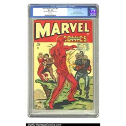 Marvel Mystery Comics #89 (Timely, 1948) CGC VF+ 8.5 White pages. Torch faces off against Asbesto...