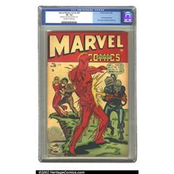 Marvel Mystery Comics #89 (Timely, 1948) CGC VF- 7.5 Off-white to white pages. Here we see Torch...