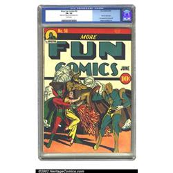 More Fun Comics #56 (DC, 1940) CGC FN- 5.5 White pages. After his introductory issue, Dr. Fate sc...