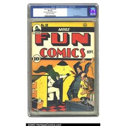 More Fun Comics #59 (DC, 1940) CGC VF 8.0 Cream to off-white pages. Whoa, what's the Spectre doin...