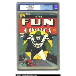 More Fun Comics #60 (DC, 1940) CGC VF- 7.5 Off-white to white pages. Another great Spectre cover,...