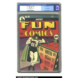 More Fun Comics #64 (DC, 1941) CGC VF- 7.5 Off-white pages. By this issue, the Spectre was taking...