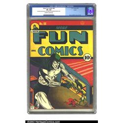 More Fun Comics #66 Larson pedigree (DC, 1941) CGC VF+ 8.5 Off-white to white pages. Bailey retur...