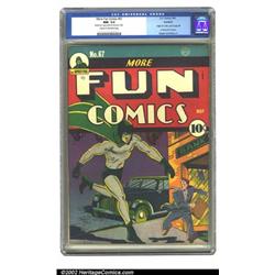 More Fun Comics #67 Rockford pedigree (DC, 1941) CGC NM- 9.2 Cream to off-white pages. Featuring...