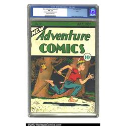 New Adventure Comics #17 Larson pedigree (DC, 1937) CGC FN- 5.5 Cream to off-white pages. Another...