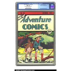 New Adventure Comics #20 Mile High pedigree (DC, 1937) CGC NM+ 9.6 Off-white to white pages. Wow!...