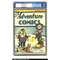 New Adventure Comics #22 (DC, 1937) CGC VF 8.0 Cream to off-white pages. On this Creig Flessel co...