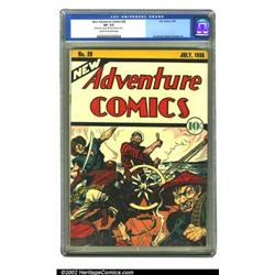 New Adventure Comics #28 (DC, 1938) CGC VF- 7.5 Cream to off-white pages. Captain Bill takes a be...