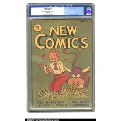 New Comics #5 (DC, 1936) CGC VF 8.0 Off-white pages. New Comics was well under way with this issu...