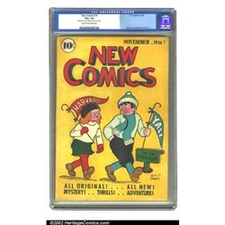 New Comics #10 (DC, 1936) CGC VG+ 4.5 Cream to off-white pages. Whitney Ellsworth and the Siegel/...