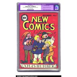 New Comics #11 (DC, 1936) CGC Apparent VF- 7.5 Slight (P) Cream to off-white pages. Here's one fo...