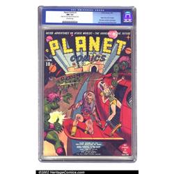 Planet Comics #1 (Fiction House, 1940) CGC NM 9.4 Off-white pages. Presenting the introductory is...